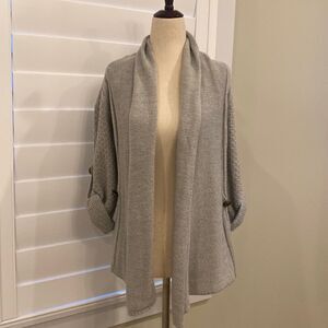 Sz M Love by Design open front sweater